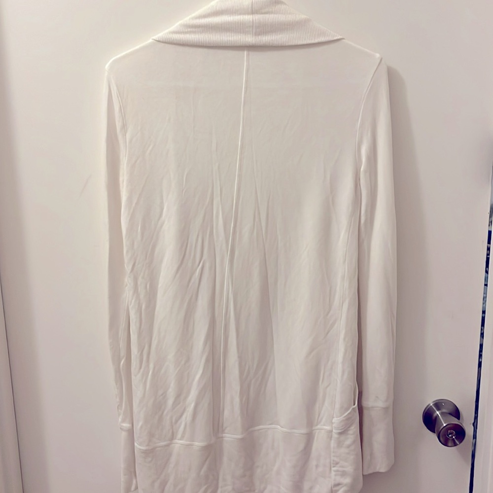 Athleta White Open-Front Cardigan - Picture 3 of 3